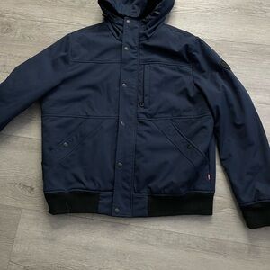 Levi's Dark Blue Hooded Windbreaker